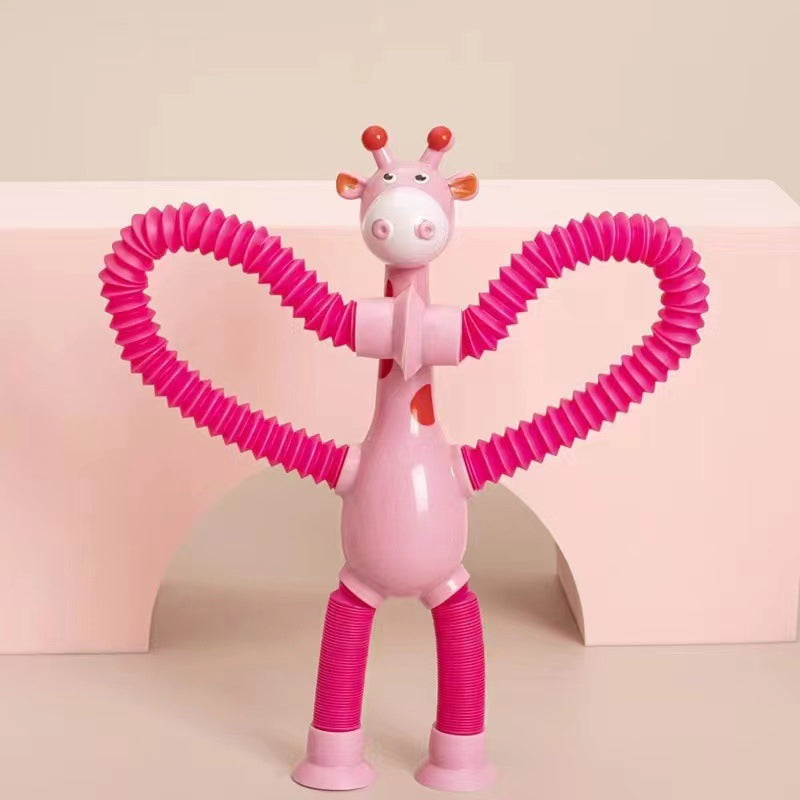 Giraffe Pop Buizen Lente Fidget - Leuk sensorisch speelgoed voor kinderen