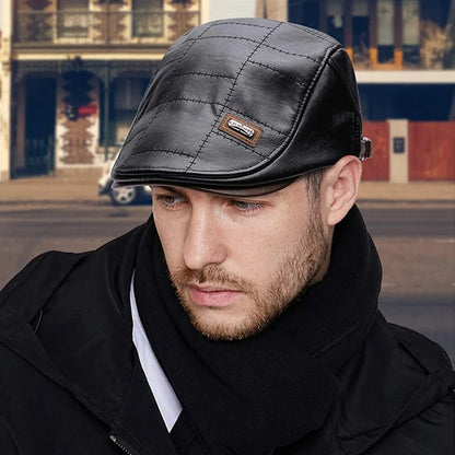 Retro Leren baret