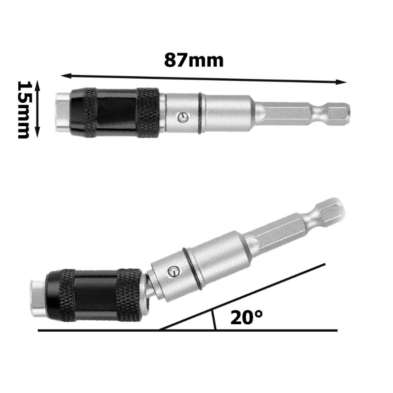 Magnetische schroefboorpunt