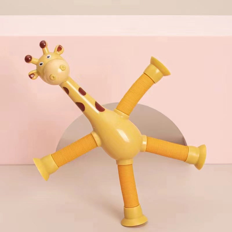 Giraffe Pop Buizen Lente Fidget - Leuk sensorisch speelgoed voor kinderen