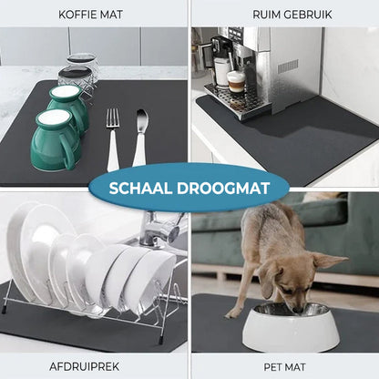 Ultra-absorberende vochtabsorberende afwasmat - houdt je keuken droog