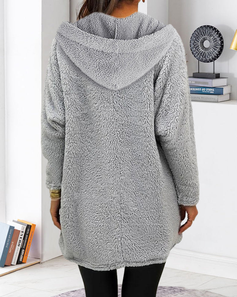 Pluizig Vrouwenpluchen Hoodie - Knus comfort voor elke da