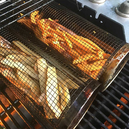 Roestvrijstalen grillmand - Perfect voor BBQ en gegrilde lekkernijen