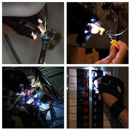 Waterdichte LED Handschoenen