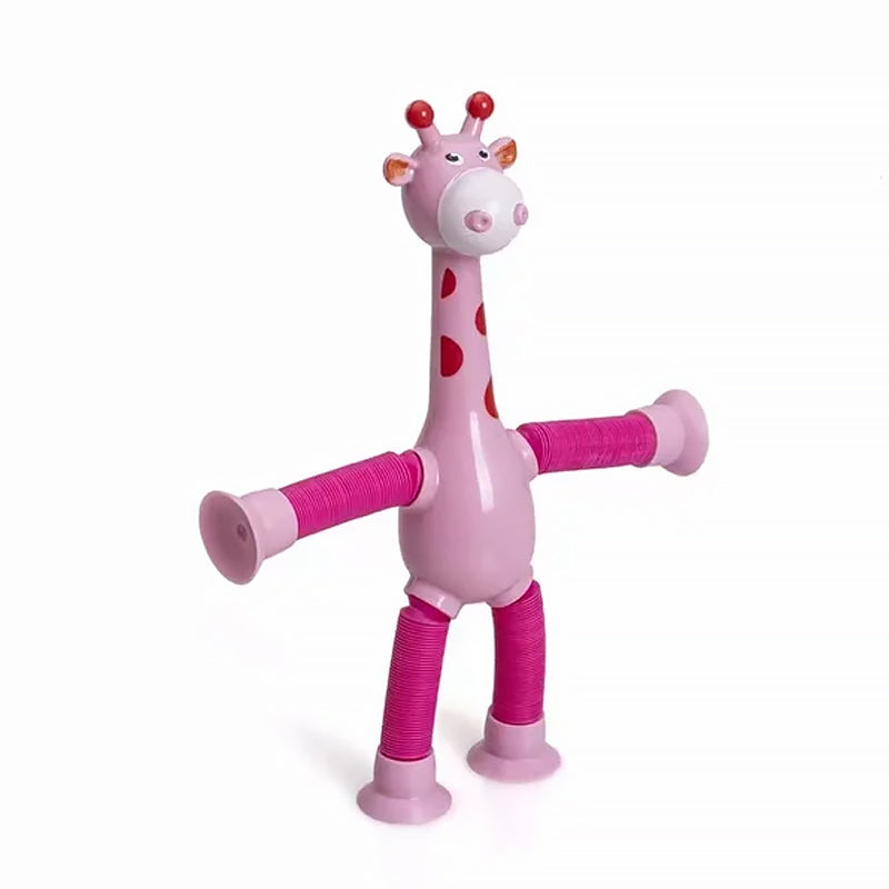 Giraffe Pop Buizen Lente Fidget - Leuk sensorisch speelgoed voor kinderen