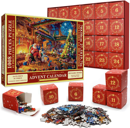 24 Dagen Aftelkalender Puzzel - Leuk en boeiend aftellen voor alle leeftijden