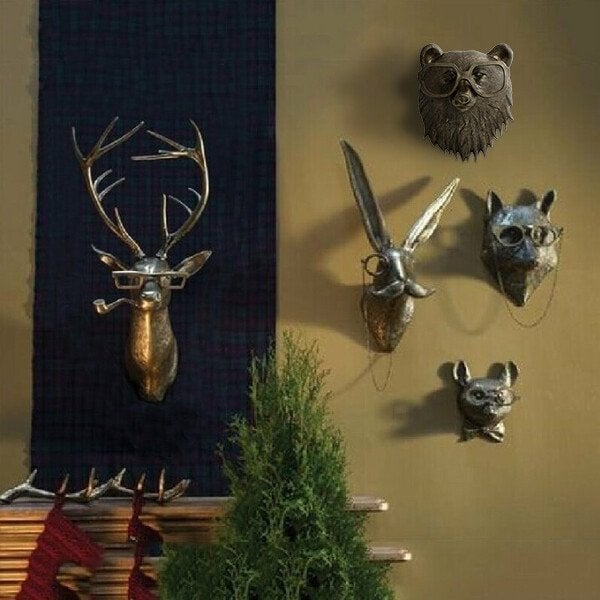 Stag muur dieren decor