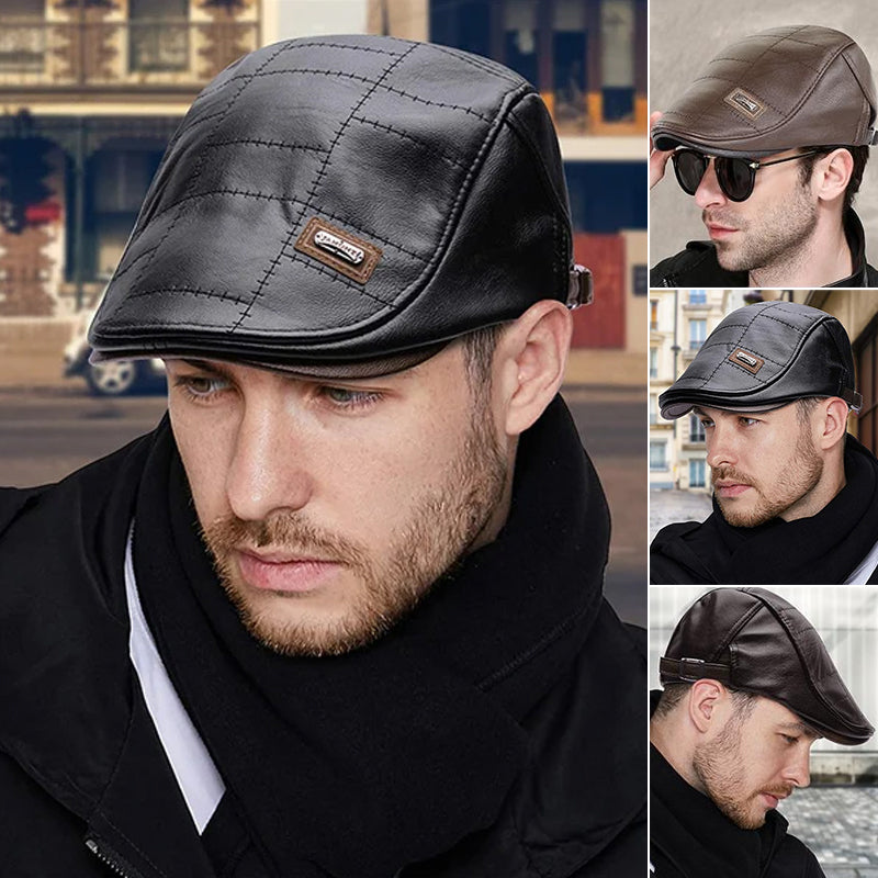 Retro Leren baret