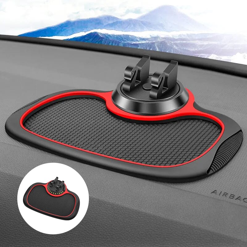 Multifunctionele antislipmat voor in de auto en automatische telefoonhouder - veilige grip en handig opbergen