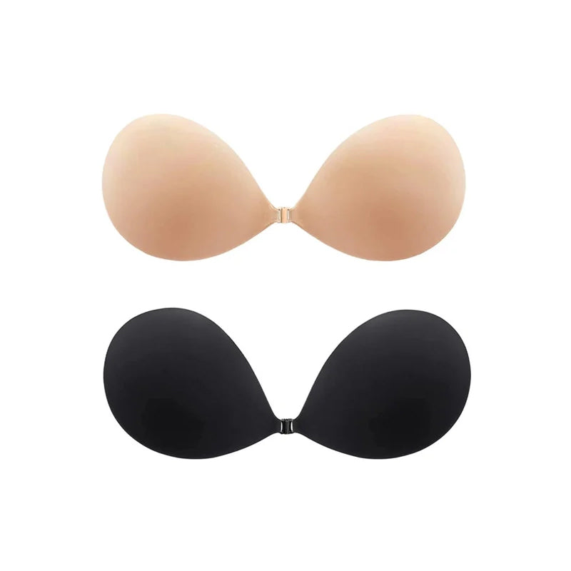 Duw-Omhoog Silicone Beha voor dames - Comfortabele, strapless ondersteuning