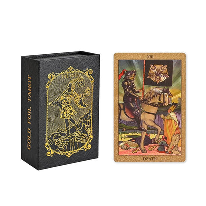 Tarot Gouden Deck Kaarten – Elegante en Mystieke Set voor Waarzeggerij en Intuïtie