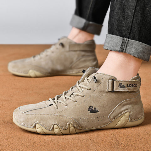 Hoge herensneakers - stijlvol en comfortabel schoeisel met een duurzame constructie