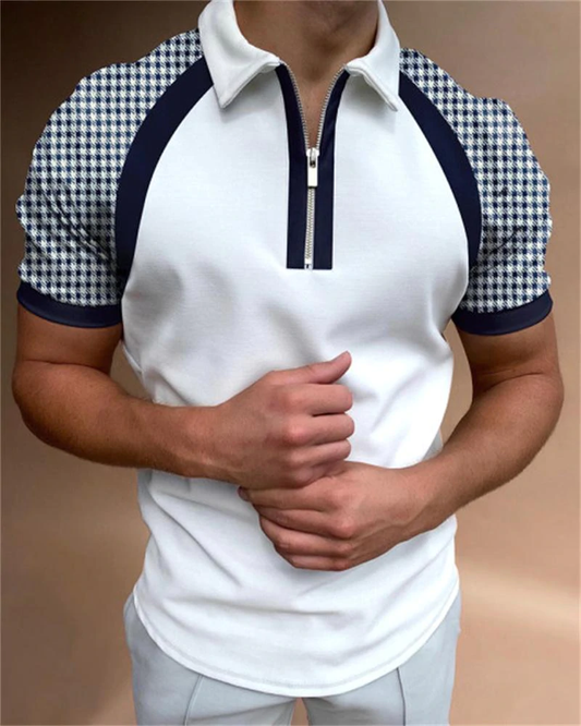 Herenpoloshirt met ritskraag - Perfect voor Vrijblijvend of sportieve kijkt